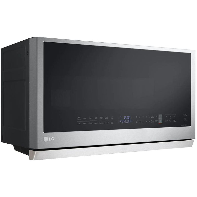  LG 30-inch, 2.1 cu. ft. Wi-Fi Enabled Over-the-Range Microwave Oven with EasyClean® MVEL2137F IMAGE 3