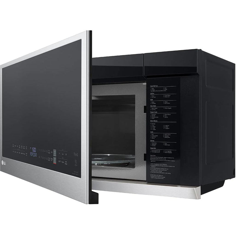  LG 30-inch, 2.1 cu. ft. Wi-Fi Enabled Over-the-Range Microwave Oven with EasyClean® MVEL2137F IMAGE 6