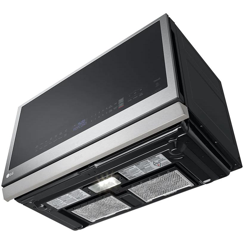  LG 30-inch, 2.1 cu. ft. Wi-Fi Enabled Over-the-Range Microwave Oven with EasyClean® MVEL2137F IMAGE 7