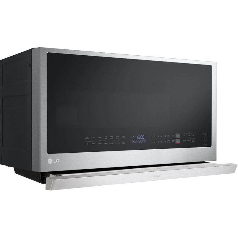  LG 30-inch, 2.1 cu. ft. Wi-Fi Enabled Over-the-Range Microwave Oven with EasyClean® MVEL2137F IMAGE 9
