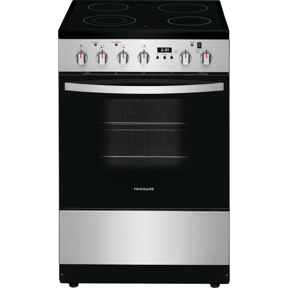  Frigidaire 24-inch Freestanding Electric Range FCFE242CAS IMAGE 1
