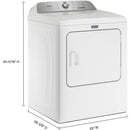  Maytag 7.0 cu. ft. Gas Dryer with Pet Pro Option MGD6500MW IMAGE 8