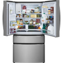  Frigidaire Gallery 21.5 Cu. Ft. Counter-Depth 4-Door French Door Refrigerator GRMC2273CF IMAGE 3