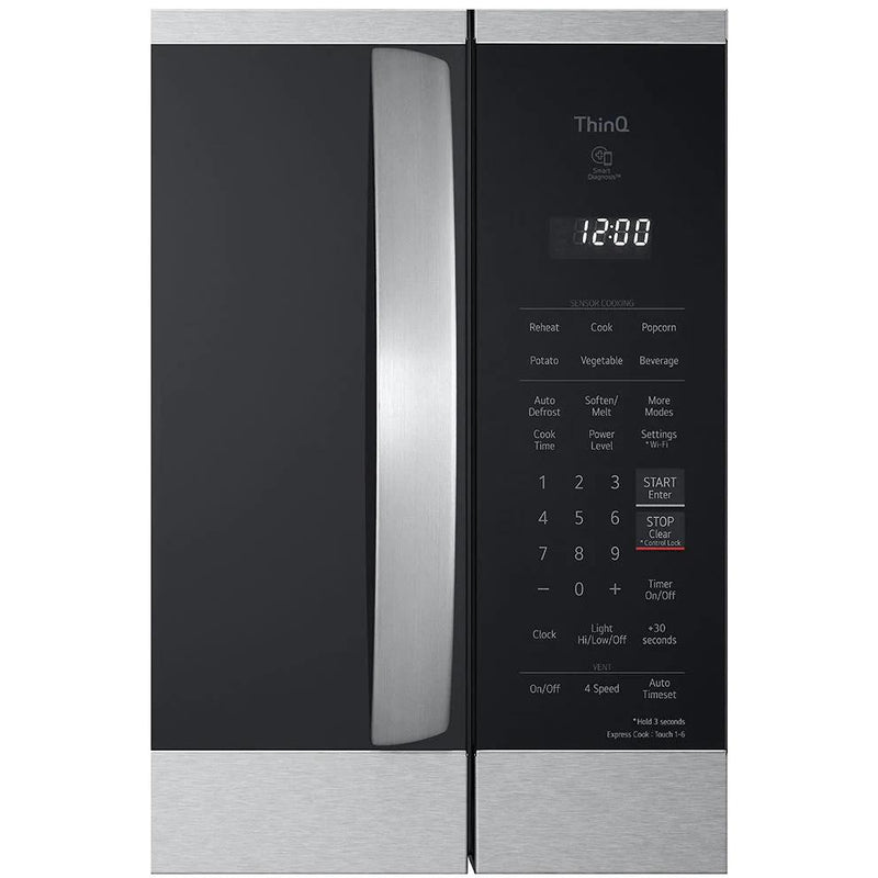  LG 30-inch, 2.1 cu. ft. Over-the-Range Microwave Oven with ExtendaVent® 2.0 MVEL2125F IMAGE 9