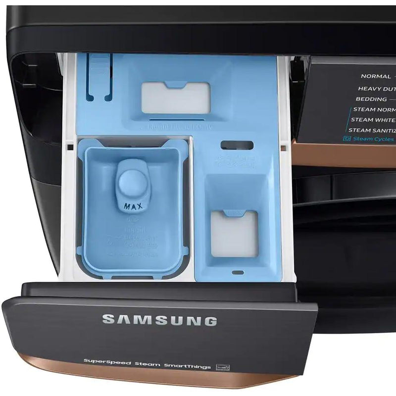  Samsung 5.8 cu. ft. Smart Front Loading Washer with Super Speed Wash and Steam WF50BG8300AV/US IMAGE 5