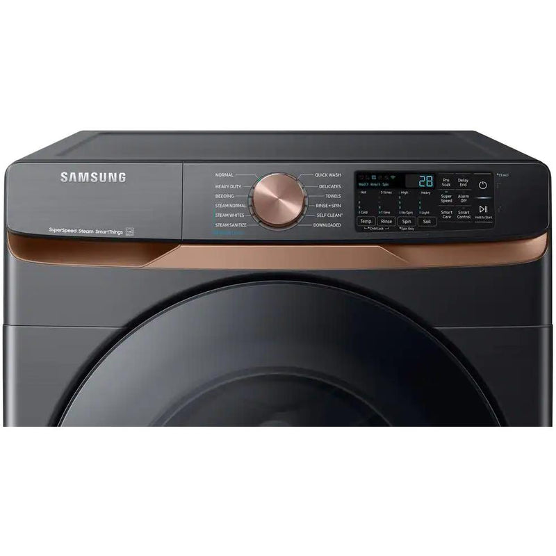  Samsung 5.8 cu. ft. Smart Front Loading Washer with Super Speed Wash and Steam WF50BG8300AV/US IMAGE 6