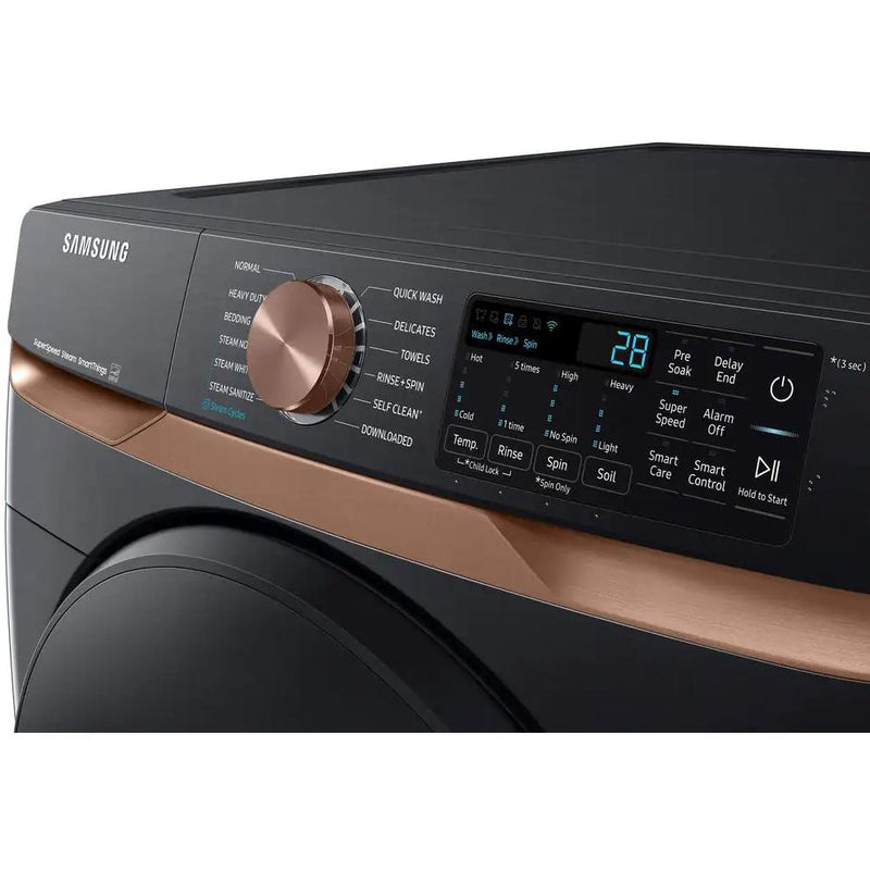  Samsung 5.8 cu. ft. Smart Front Loading Washer with Super Speed Wash and Steam WF50BG8300AV/US IMAGE 7