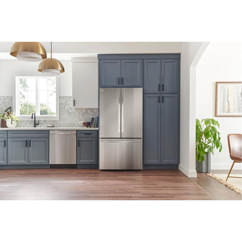  LG 36-inch, 27 cu. ft. Counter-Depth Max French 3-Door Refrigerator with Linear Cooling™ LRFLC2706S IMAGE 10