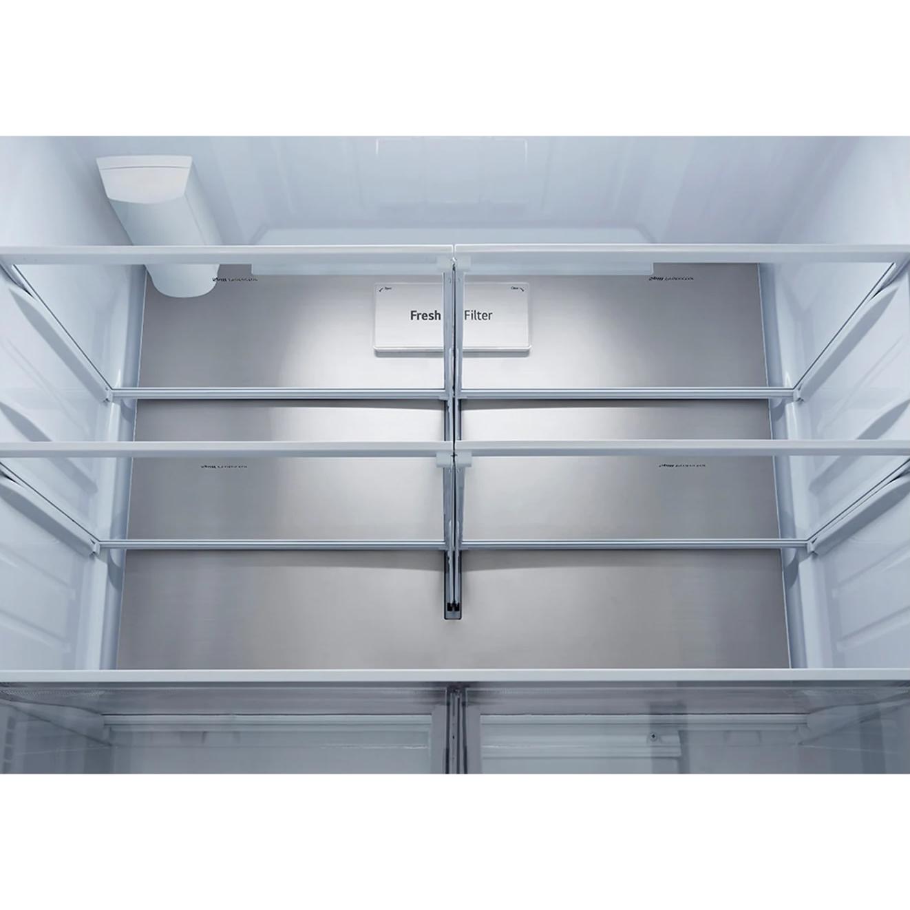  LG 36-inch, 27 cu. ft. Counter-Depth Max French 3-Door Refrigerator with Linear Cooling™ LRFLC2706S IMAGE 6