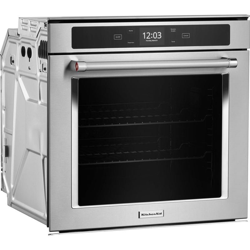 KitchenAid 24-inch, 2.9 cu. ft. Built-in Single Wall Oven with Wi-Fi Connectivity YKOSC504PPS IMAGE 3