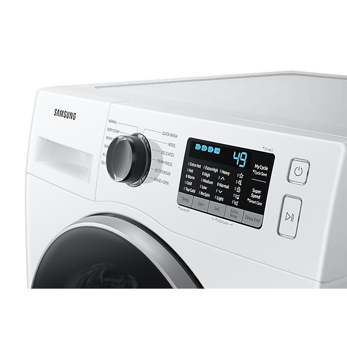  Samsung 2.9 cu. ft. Front Loading Washer with Steam Wash WW25B6800AW/AC IMAGE 9