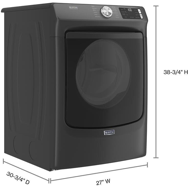  Maytag 7.3 cu. ft. Gas Dryer with Maytag® Commercial Technology MGD6630MBK IMAGE 4