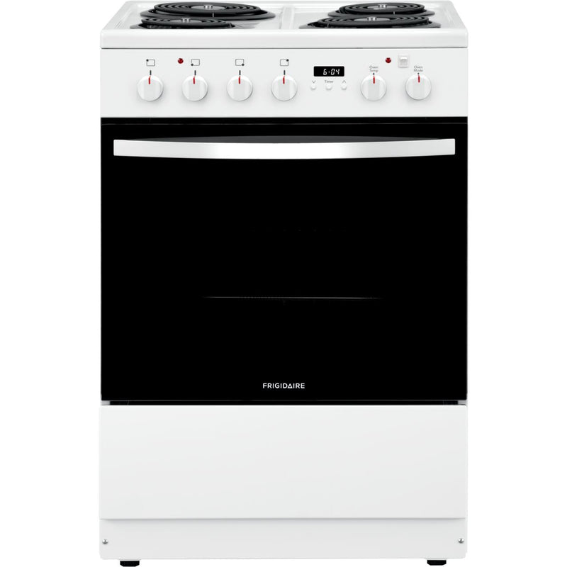  Frigidaire 24-inch Freestanding Electric Range with Convection Technology FCFC241CAW IMAGE 1