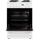  Frigidaire 24-inch Freestanding Electric Range with Convection Technology FCFC241CAW IMAGE 2