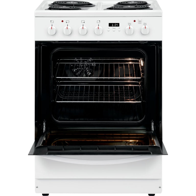  Frigidaire 24-inch Freestanding Electric Range with Convection Technology FCFC241CAW IMAGE 2