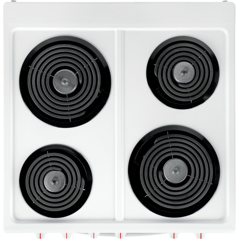  Frigidaire 24-inch Freestanding Electric Range with Convection Technology FCFC241CAW IMAGE 4