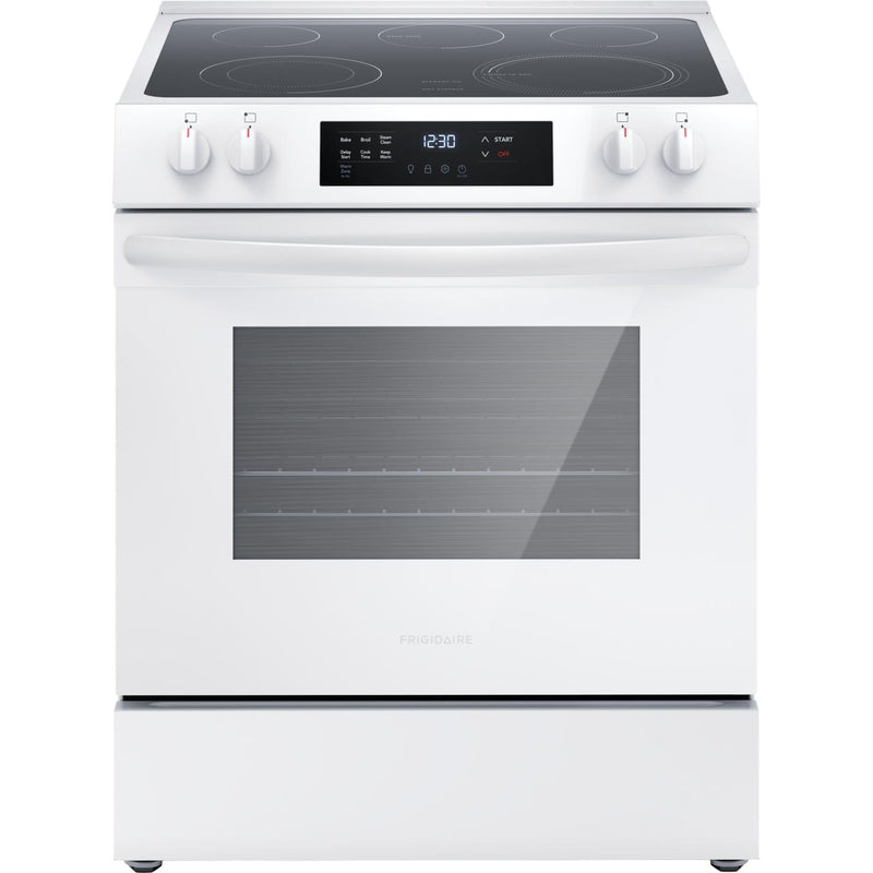  Frigidaire 30-inch Electric Range FCFE306CAW IMAGE 1