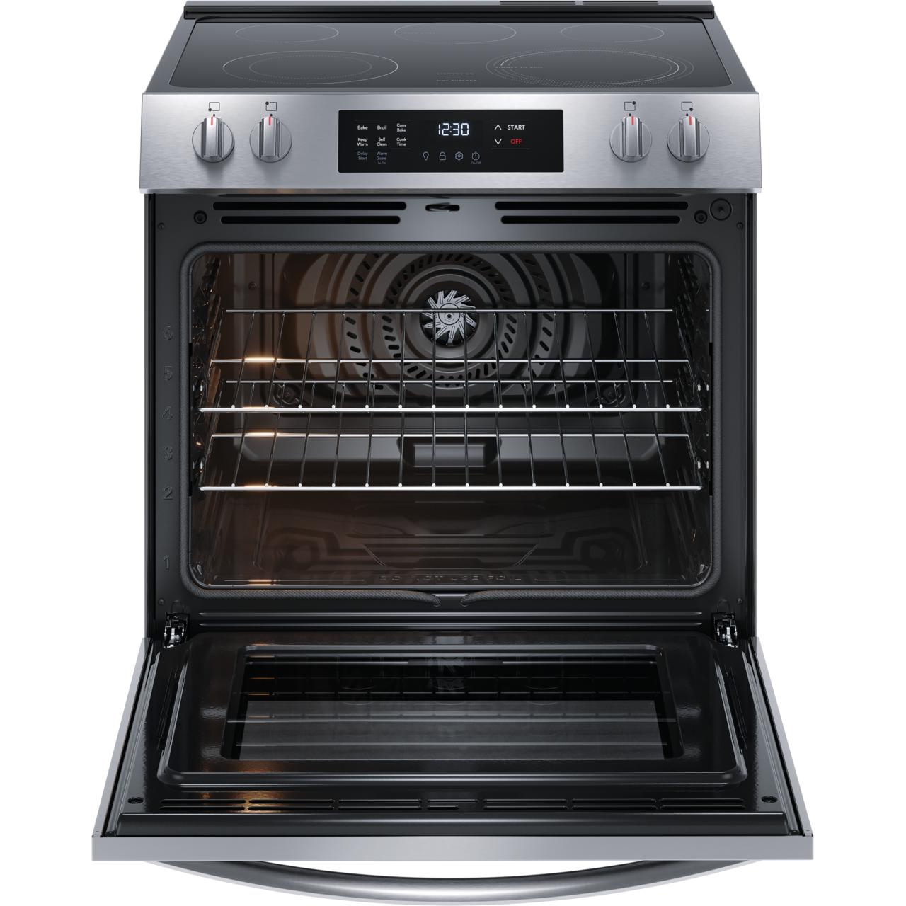  Frigidaire 30-inch Freestanding Electric Range with EvenTemp™ FCFE308CAS IMAGE 3