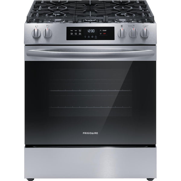  Frigidaire 30-inch Freestanding Gas Range FCFG3062AS IMAGE 1