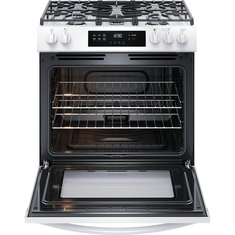  Frigidaire 30-inch Freestanding Gas Range FCFG3062AW IMAGE 3