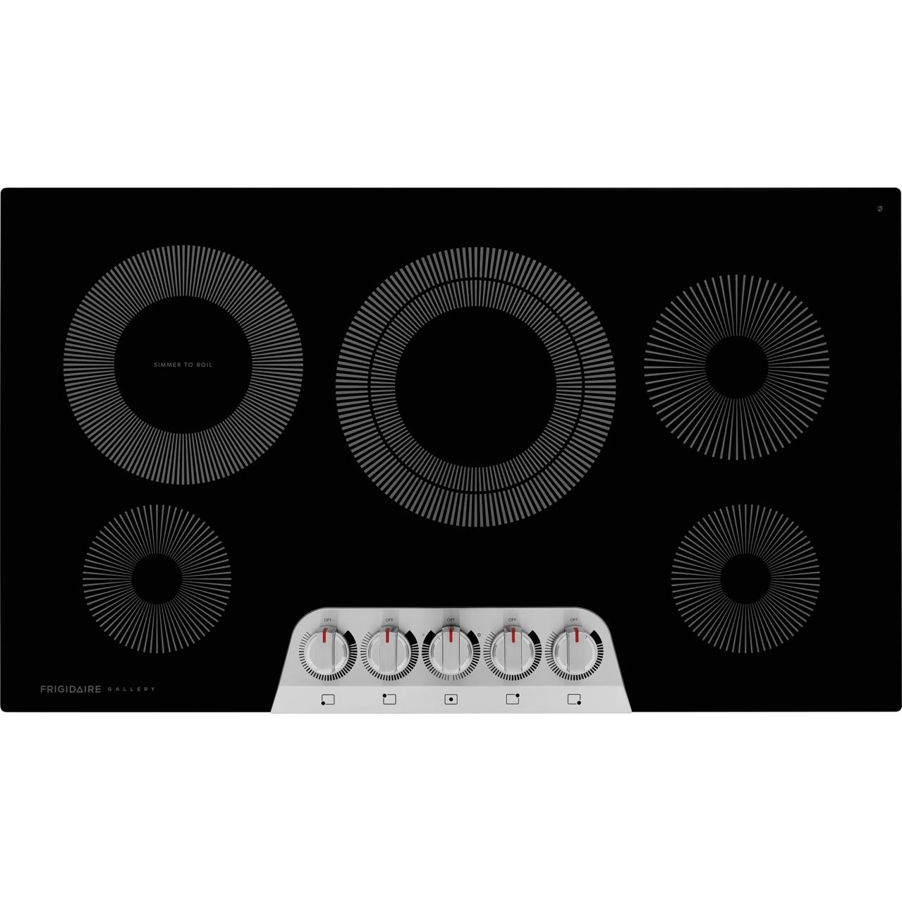  Frigidaire Gallery 36-inch Built-in Electric Cooktop GCCE3670AS IMAGE 1