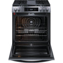  Frigidaire Gallery 30-inch Gas Range with Convection Technology GCFG3060BD IMAGE 3
