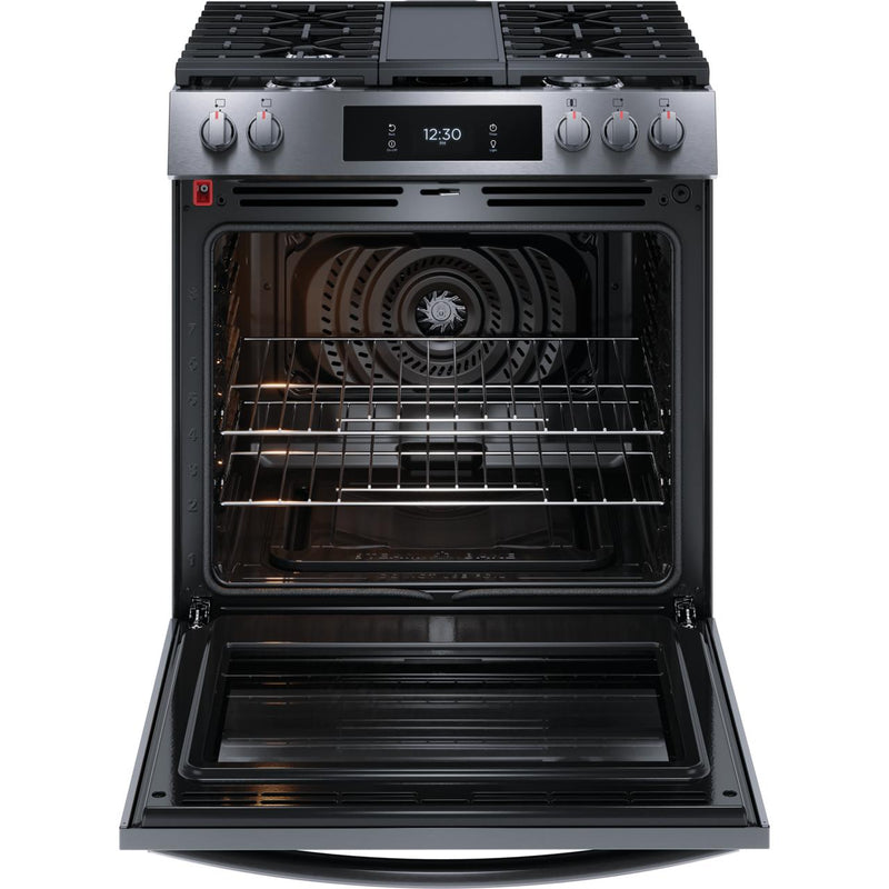  Frigidaire Gallery 30-inch Gas Range with Convection Technology GCFG3060BD IMAGE 3