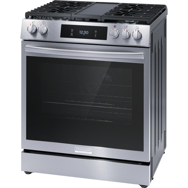  Frigidaire Gallery 30-inch Gas Range with Convection Technology GCFG3060BF IMAGE 5