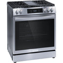  Frigidaire Gallery 30-inch Gas Range with Convection Technology GCFG3060BF IMAGE 6