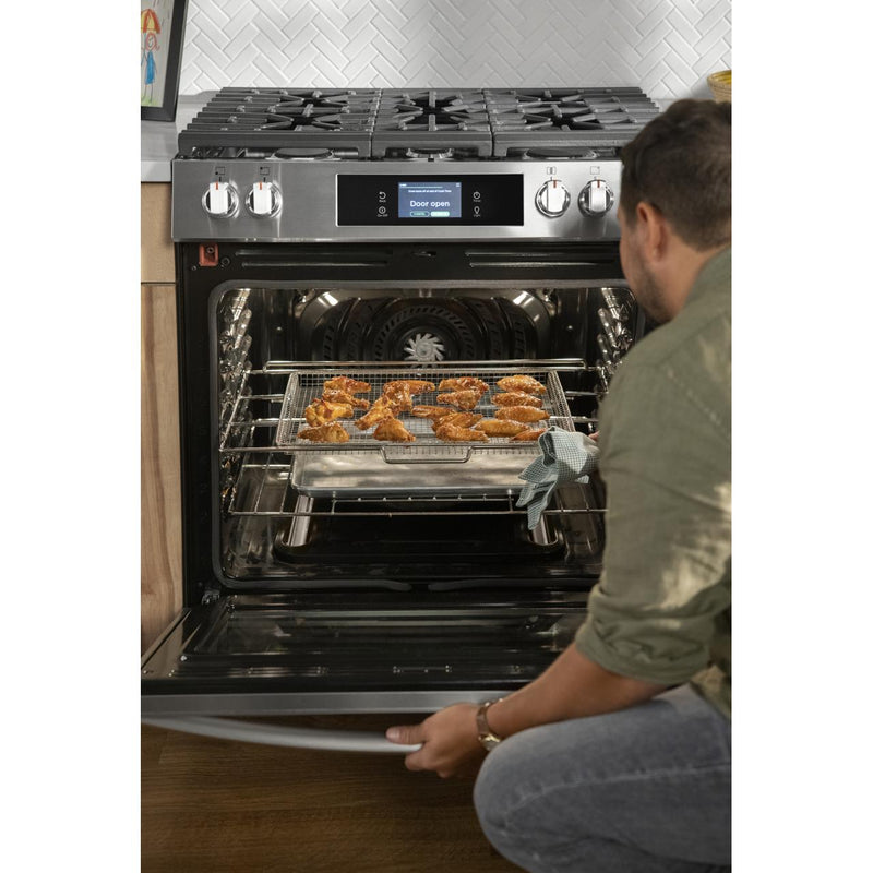  Frigidaire Gallery 30-inch Gas Range with Convection Technology GCFG3060BF IMAGE 9