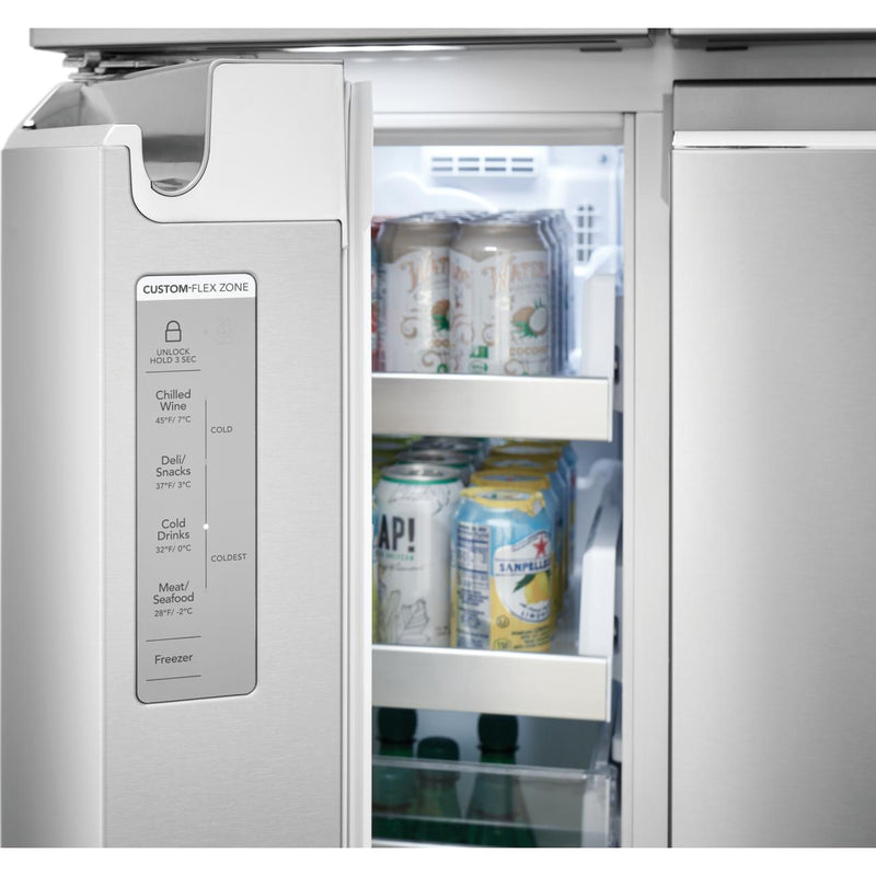  Frigidaire Gallery 36-inch, 21.5 cu. ft. Counter-Depth French 4-Door Refrigerator with Ice Maker GRQC2255BF IMAGE 16