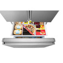  Hisense 36-inch, 26.6 cu. ft. Freestanding French 3-Door Refrigerator RF27A3FSE IMAGE 12