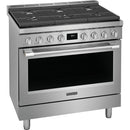  Frigidaire Professional 36-inch Freestanding Dual-Fuel Range with Convection Technology PCFD3670AF IMAGE 10