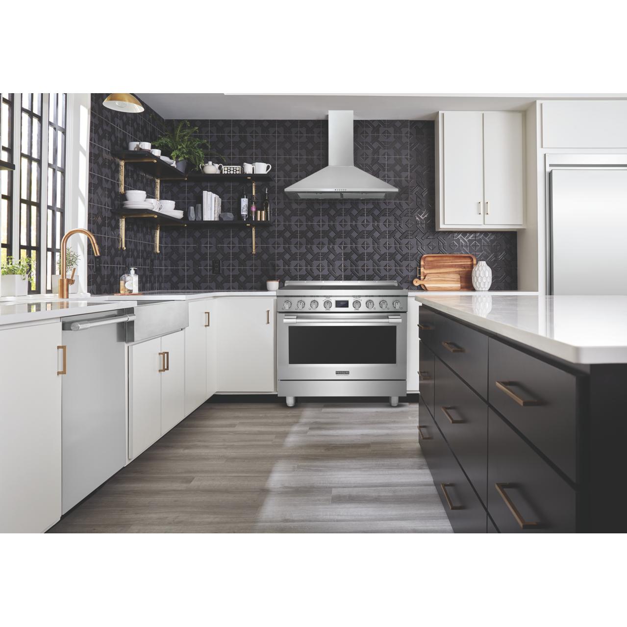  Frigidaire Professional 36-inch Freestanding Dual-Fuel Range with Convection Technology PCFD3670AF IMAGE 11