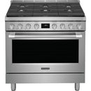  Frigidaire Professional 36-inch Freestanding Dual-Fuel Range with Convection Technology PCFD3670AF IMAGE 1