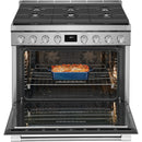  Frigidaire Professional 36-inch Freestanding Dual-Fuel Range with Convection Technology PCFD3670AF IMAGE 2