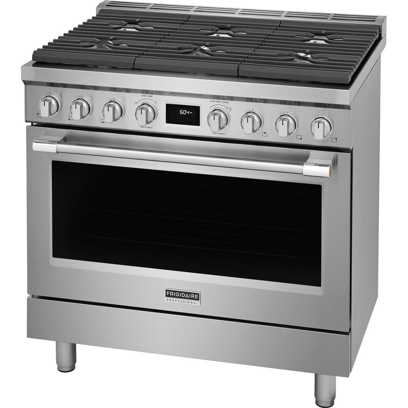 Frigidaire Professional 36-inch Freestanding Dual-Fuel Range with Convection Technology PCFD3670AF IMAGE 9