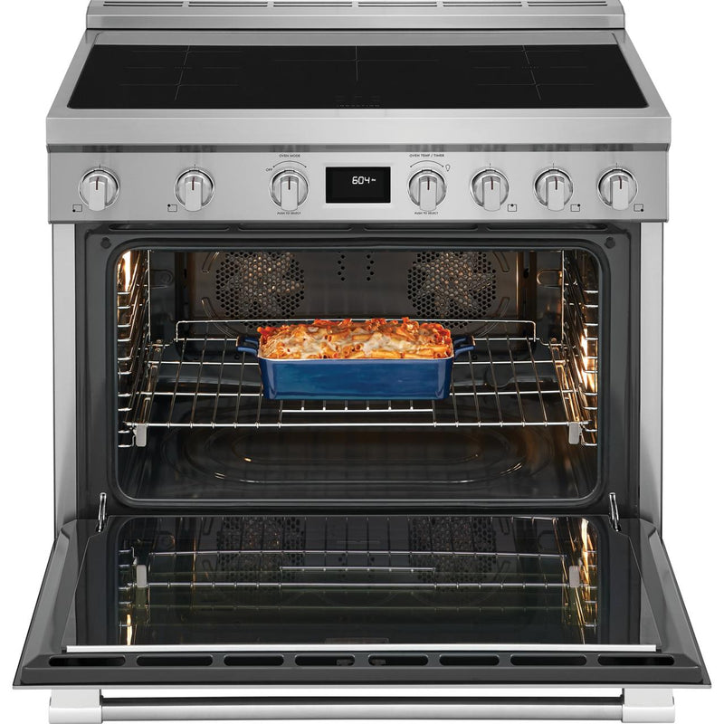  Frigidaire Professional 36-inch Freestanding Induction Range with Convection Technology PCFI3670AF IMAGE 2