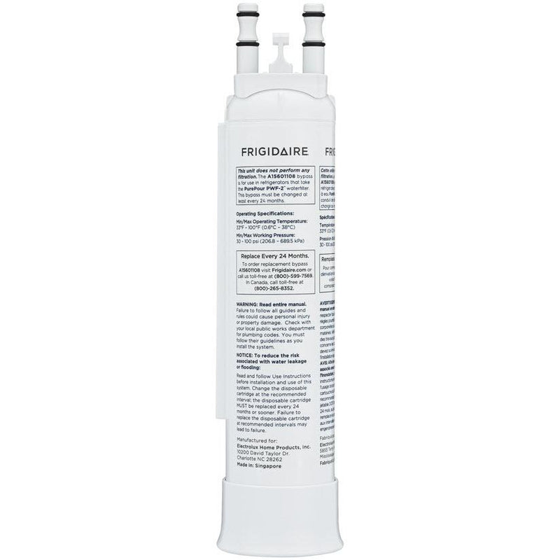  Electrolux PurePour™ Water Filter Bypass A15601102 IMAGE 1