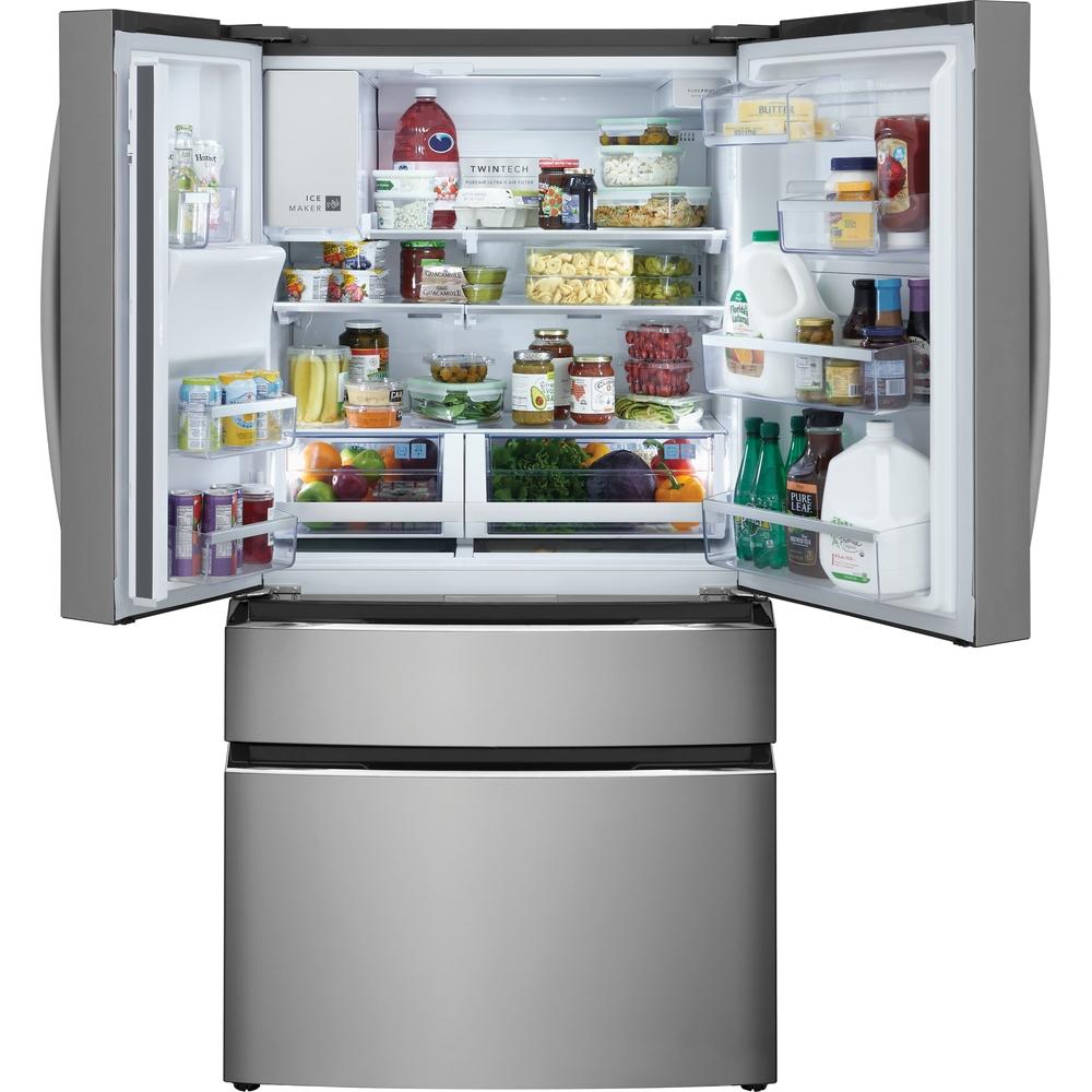  Frigidaire Gallery 36-inch, 26.3 cu. ft. French 4-Door Refrigerator with External Water and Ice Dispenser GRMS2773AF IMAGE 2
