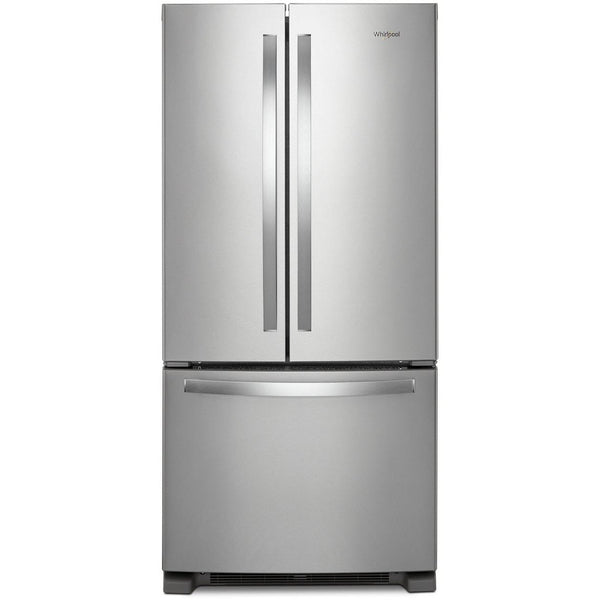  Whirlpool 33-inch, 22.1 cu. ft. Freestanding French 3-Door Refrigerator with Factory Installed Ice Maker WRFF5333PZ IMAGE 1
