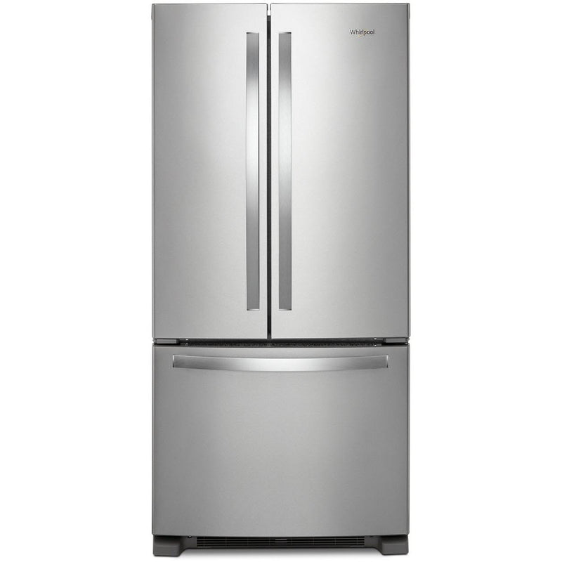  Whirlpool 33-inch, 22.1 cu. ft. Freestanding French 3-Door Refrigerator with Factory Installed Ice Maker WRFF5333PZ IMAGE 1