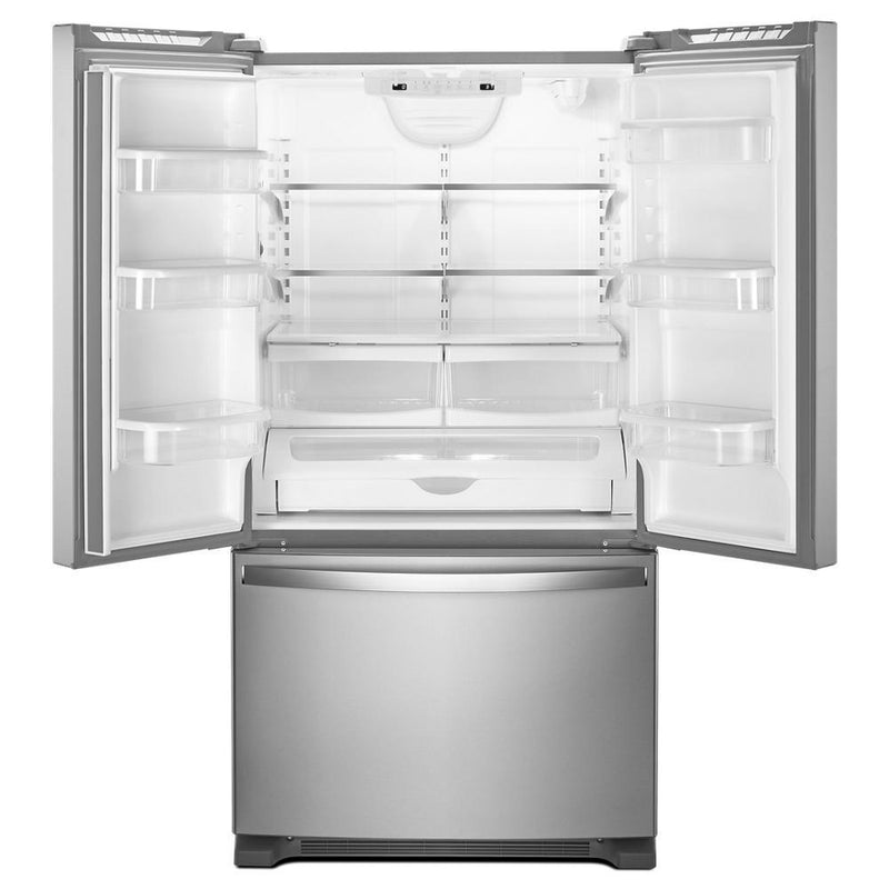  Whirlpool 33-inch, 22.1 cu. ft. Freestanding French 3-Door Refrigerator with Factory Installed Ice Maker WRFF5333PZ IMAGE 3