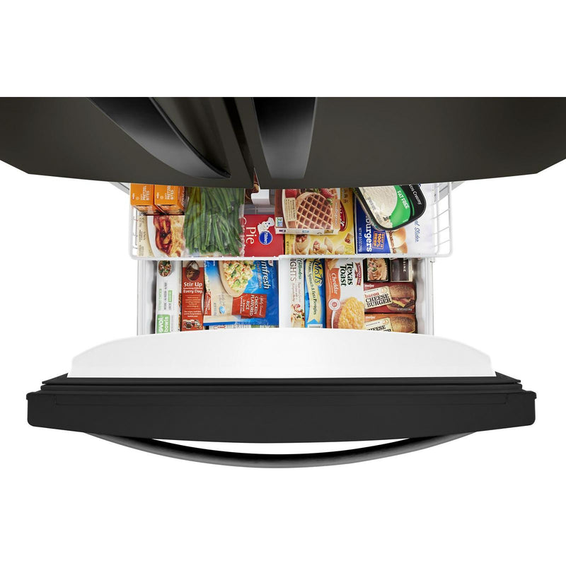  Whirlpool 33-inch, 22.1 cu. ft. Freestanding French 3-Door Refrigerator with Factory Installed Ice Maker WRFF5333PV IMAGE 4