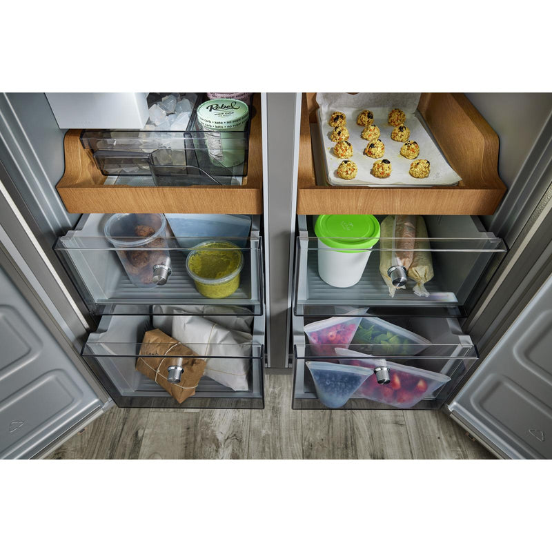  KitchenAid 36-inch, 19.4 cu. ft. Counter-Depth 4-Door Refrigerator with PrintShield™ Finish KRQC506MPS IMAGE 9