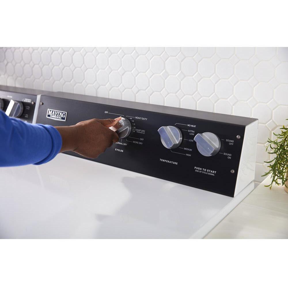  Maytag 7.4 cu. ft. Electric Dryer with Intellidry® Sensor YMEDP586GW IMAGE 9