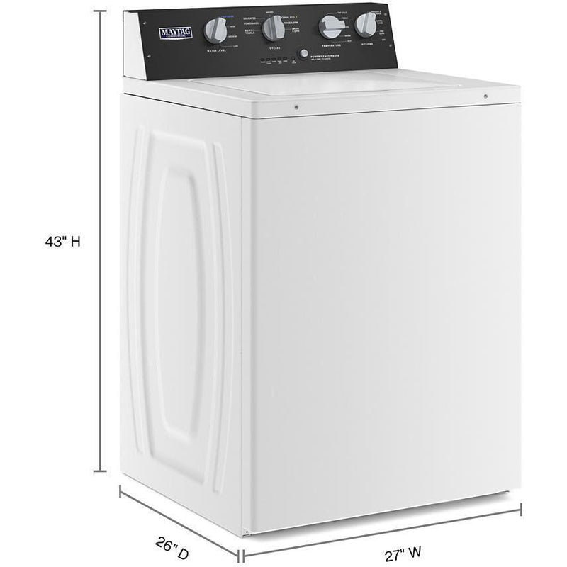  Maytag 4.0 cu. ft. Top Loading Washer with Dual-Action Agitator MVWP586GW IMAGE 10