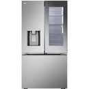  LG 36-inch, 26 cu. ft. Counter-Depth MAX™ French 3-Door Refrigerator with Mirror InstaView® LRYKC2606S IMAGE 2