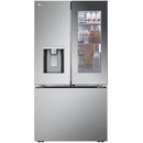  LG 36-inch, 26 cu. ft. Counter-Depth MAX™ French 3-Door Refrigerator with Mirror InstaView® LRYKC2606S IMAGE 3