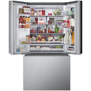  LG 36-inch, 26 cu. ft. Counter-Depth MAX™ French 3-Door Refrigerator with Mirror InstaView® LRYKC2606S IMAGE 4
